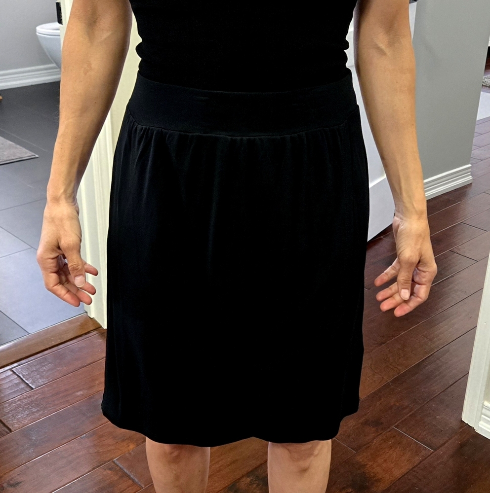 Banana Republic Black Knee-Length Work Skirt